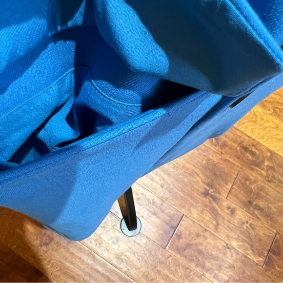 Express Peak Lapel Double Breasted Padded Shoulder Mini Blazer Dress High Sky 8 - Picture 6 of 13